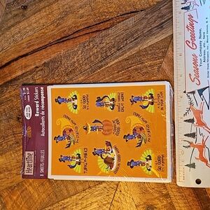 Heartline by Hallmark Thanksgiving Turkey stickers sealed